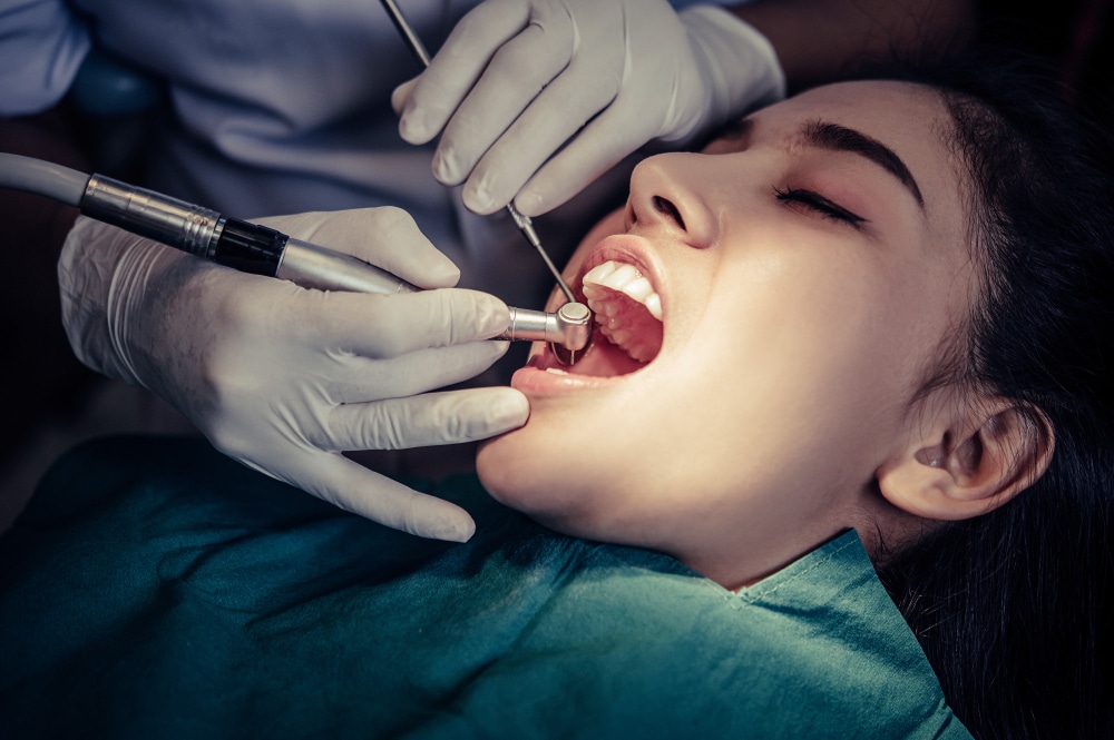Dental Emergency? Professional dental cleaning procedure at Ocean Spray Dental, Gig Harbor, WA